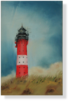 (69) Leuchtturm von Hörnum (Sylt) 30 x 20 cm 2011 (69) Leuchtturm von Hörnum (Sylt) 30 x 20 cm 2011